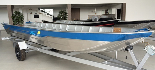 Barco De Alumínio Pety Brasil 600 De 6 Metros