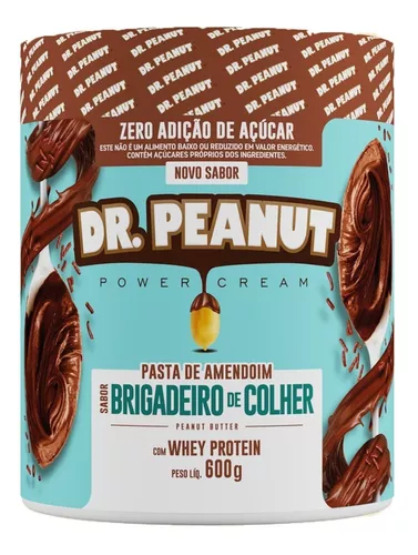 Pasta de amendoim com Whey Protein - Dr Peanut em Promoção na Americanas