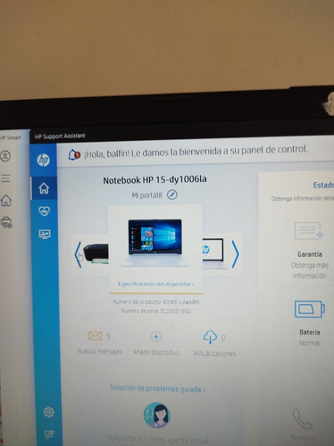 Laptop Hp 15 Core I7 15-dy1006la Impecable No Uso Caja Y Acc (Usado)