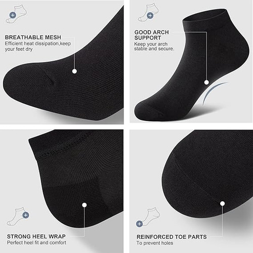 Calcetines Cortos Hombres Dama Unisex Calceta 20 Pares