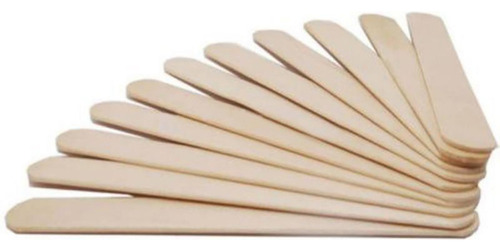 2 X 50 Piezas De Palitos De Cera De Madera Desechables