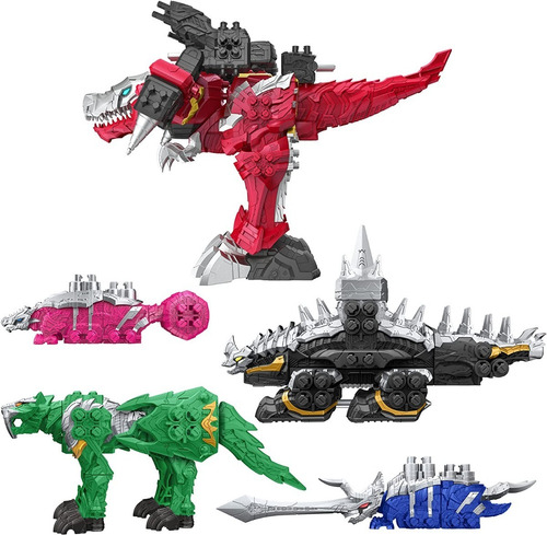 Power Rangers Dino Fury Megazord Mega Pack De 5