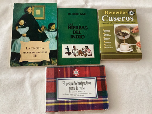 Libros La Tia Tula, Remedios Caseros, Las Hierbas Del Indio