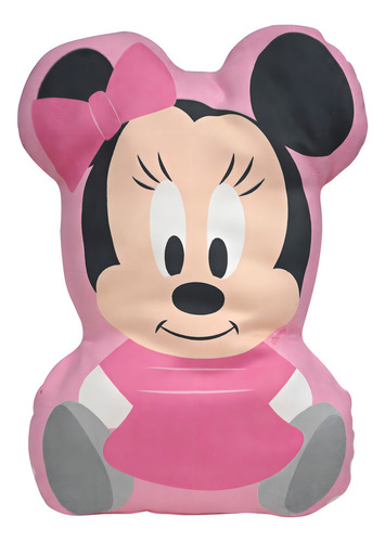 Almofada Bebe Recém Nascido Lavável Disney Minnie Baby Go