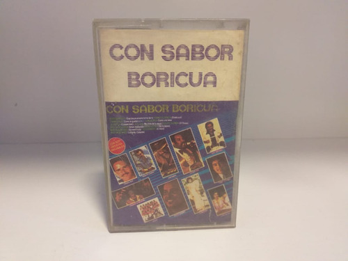 Cassette Original Varios - Con Sabor Boricua 1987