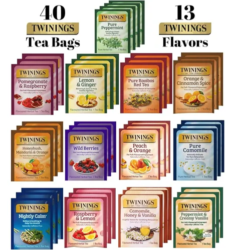 Twinings Paquete De Variedad De Té De Hierbas - Muestra De T