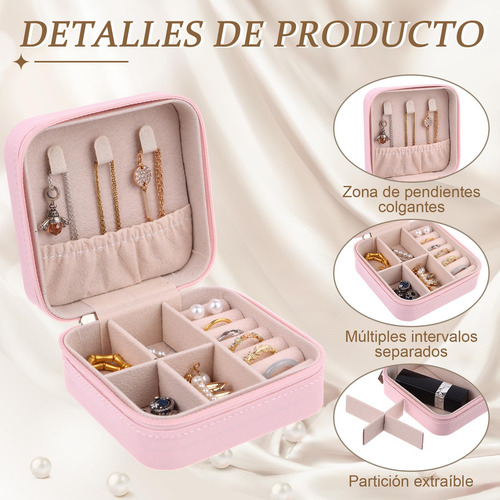12 Joyeros Pequeños Estuche Para Joyas De Viaje Caja