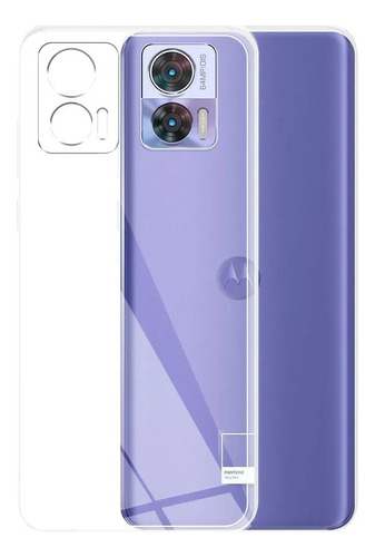 Funda Para Motorola Edge 30 Neo Rigida Transparente