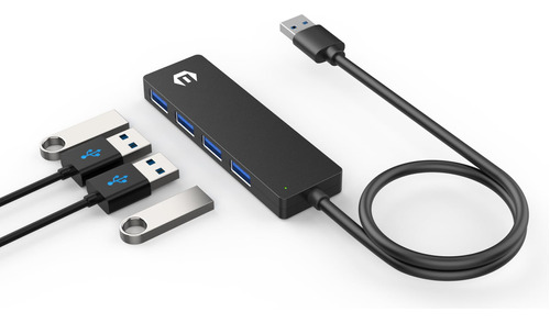 Tiergrade Hub Usb, Concentrador Usb De 4 Puertos Con Entrega