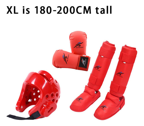 Conjunto De Equipo De Sparring Rojo Xl 2024