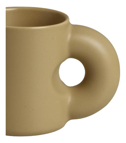 Taza De Café Taza De Leche Té De Oficina Marrón 380ml