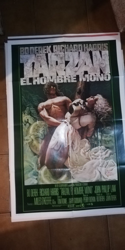 Afiche Original Cine Película Tarzan 1981 Bo Dereck 