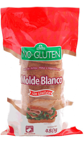 Nutrisa Pan Molde Blanco Libre De Gluten 480g