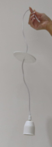 Imagen 4 de 6 de Portalampara Colgante Para Techo Moderno Minimalista Deco