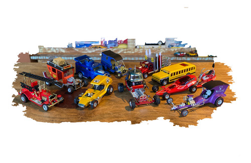 Toy Zone By Tom Daniel Coleção 10 Miniaturas Diecast Custom