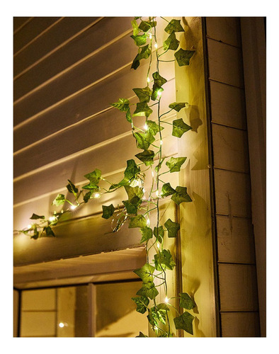 / Guirnalda De Luces Led Solares De Arce, 10 M, Luces De