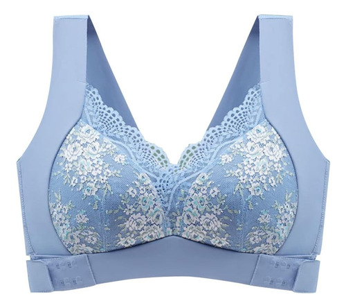 Sujetador Push Up Sexy Con Botón Lateral Para Mujer