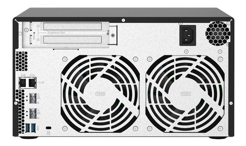 Imagen 2 de 6 de Nas Qnap Ts-832px-4g 8 Bahias 2x10gb Sfp+ Quad Core 4gb