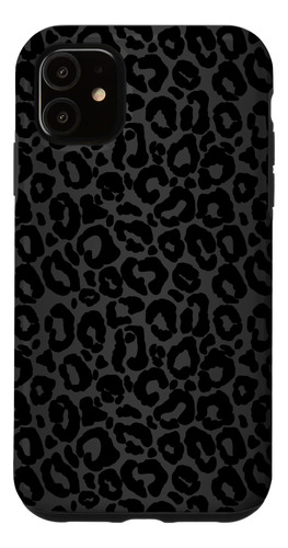 iPhone 11 Negro Leopard Teléfono Caso Negr B08mc6nd93_300324