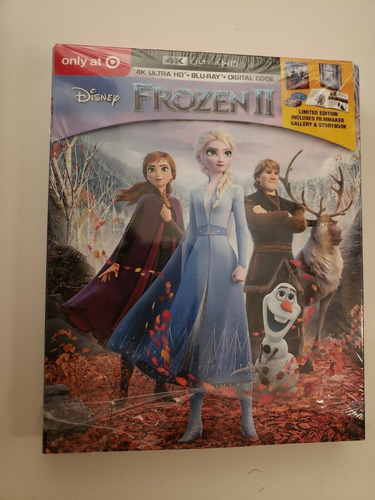 Blu Ray 4k Ultra Hd Frozen 2 Digibook Disney 