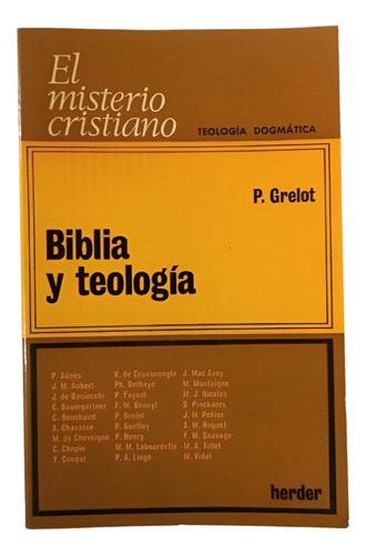 Biblia Y Teología - Grelot