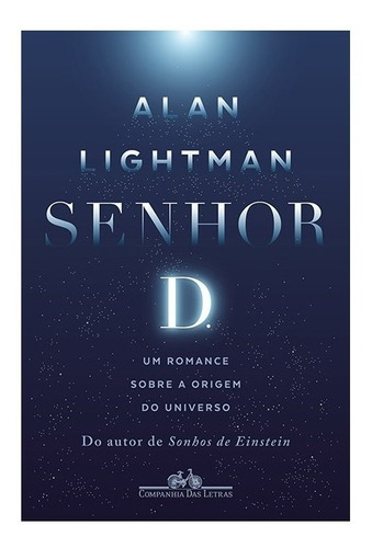 Senhor d., de Lightman, Alan. Editora Companhia das Letras, capa mole, edição 1 em português