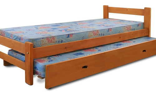 Cama 1 Plaza Eco Con Carro +  2 Colchones Suavestar Stockhoy