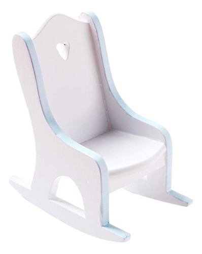 Silla Mecedora De Muebles De Balancín For Niños Blancos