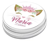 Comprar Cumple Gatita, Tarjetita Souvenir Gatita Imprimible