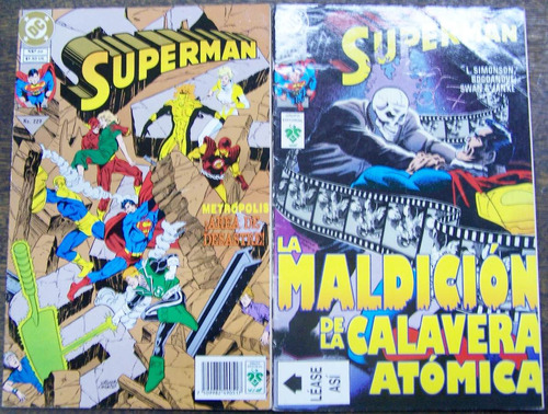 Superman * Craneo Atomico * 2 Revistas * Completa * Vid *