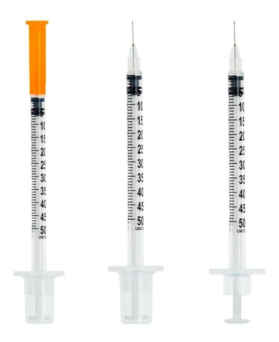 Imagem 5 de 5 de Seringa De Insulina 0,5ml Com Agulha Fixa 31g 0,25mm X 6mm C