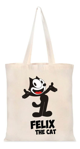 Bolso Totebag  Gato Felix, Vintagw, Gato  35 X 40 Cm