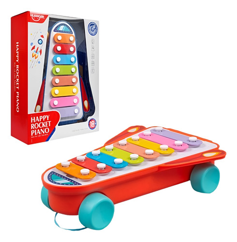 Xilófono Interactivo Colores Con Ruedas