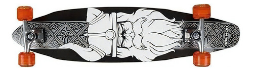 Skate Longboard Mor 96,5 X 20 X 11,5 Cm - Viking Cor das rodas Vermelho