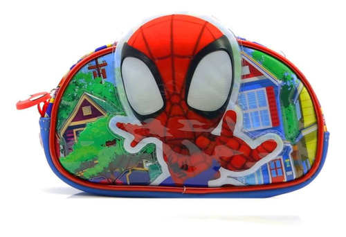Cartuchera Canopla Escolar Spiderman 3d 1 Cierre Original