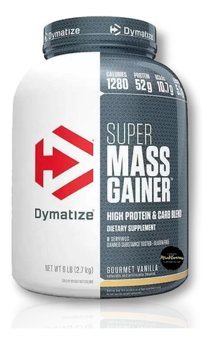 Super Mass Gainer 6lb - Dymatize Con Invi - g a $92