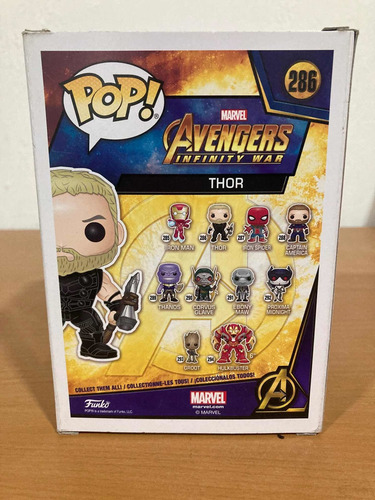 Thor 286 Avengers Infinity War Funko Pop Nuevo Y Original