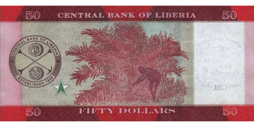 Grr-billete De Liberia 50 Dollars 2016 - Samuel K. Doe