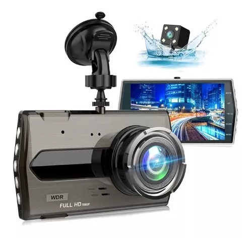 Viaje Elegancia brumoso Camara Para Auto Dash Cam Seguridad + Cámara Retroceso 1080p