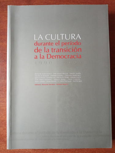 La Cultura De La Transición A La Democracia 1990-2005