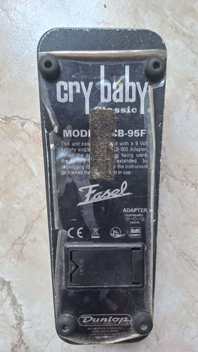 Pedal De Wah Dunlop Crybaby Classic Wah Fasel