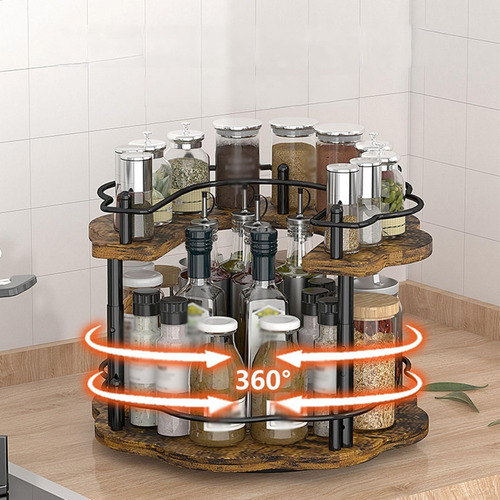 Bandeja Giratoria Para Tocador De Baño, Almacenamiento De
