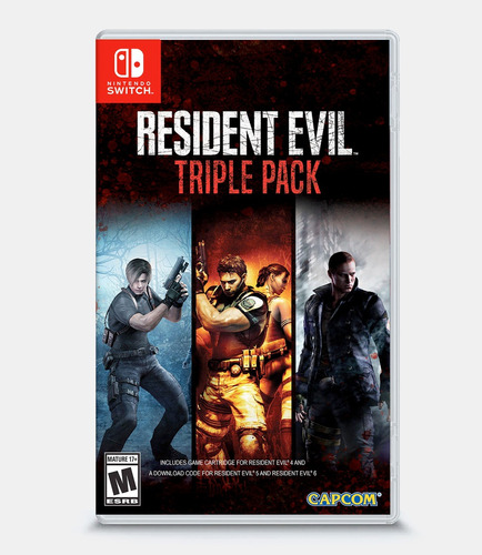 Resident Evil 4+5+6 Pack  Nintendo Switch 35$ Efectivo