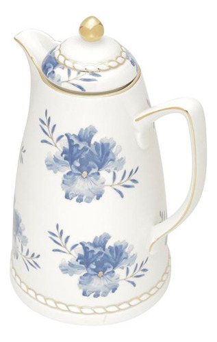 Garrafa Térmica Em Porcelana Wolff Floral 900ml 28cm