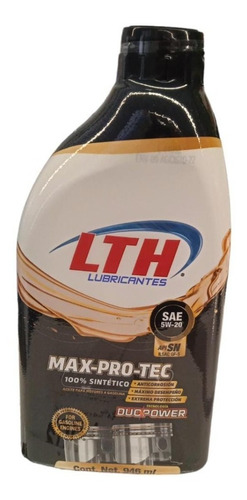 Aceite Lth Sintético 5w20 Litro Max Pro Tec