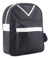 Comprar Mochila Femenina De Costas Desenho Linda Escola Faculdade Cor Preto Desenho Do Tecido Lisa