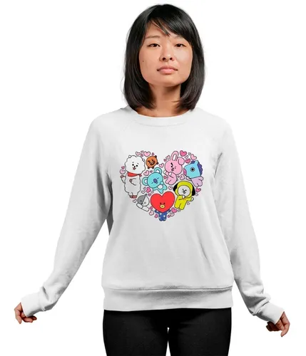 Sudadera Su ter Coraz n Bts Bt21 Kpop Unisex Ni o adulto Cuotas