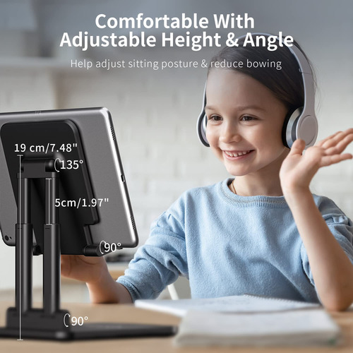 Soporte Para Tablet Tripro Ajustable Y Plegable 7 A 15.6 Pul Color