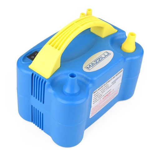 Inflador Compressor Bomba Balões Bexigas Festas Azul