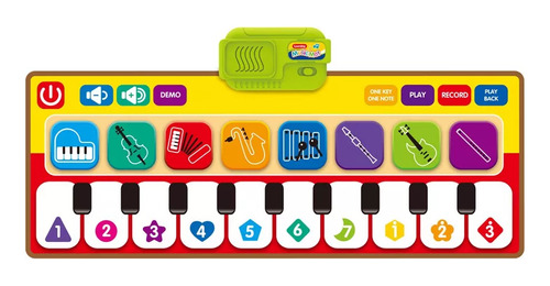 Alfombra Piano Musical Para Niños Bebe Touch Mat Didactica